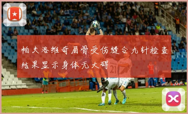 帕夫洛维奇眉骨受伤缝合九针检查结果显示身体无大碍